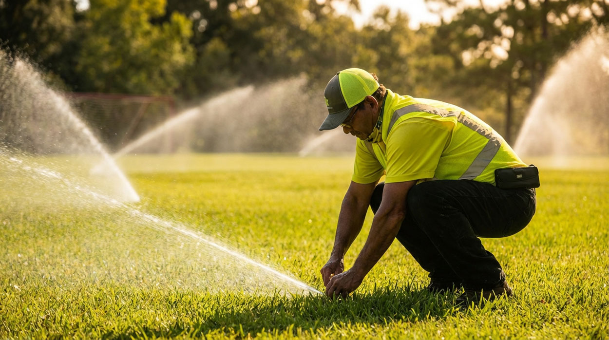 Sprinkler and irrigation maintenance
